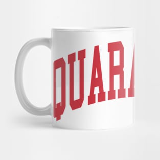 Red Quarantine Mug